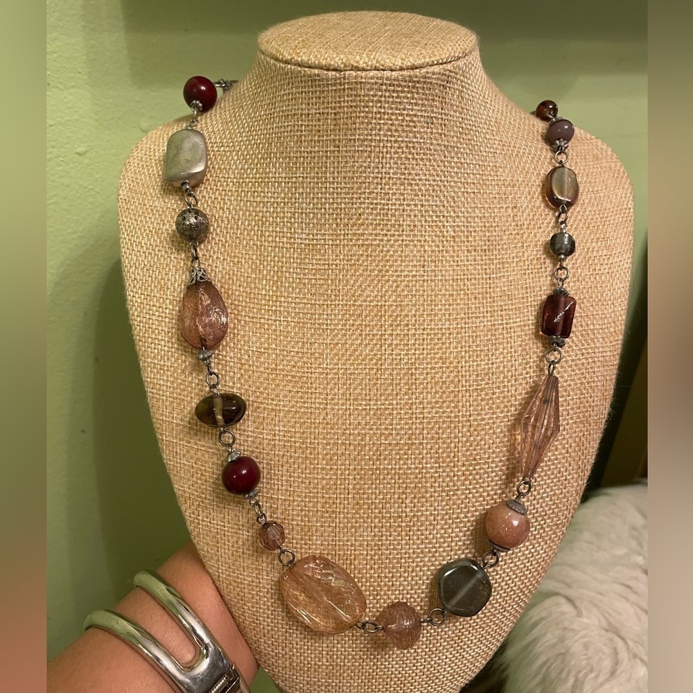 Elegant Multi-Stone Necklace